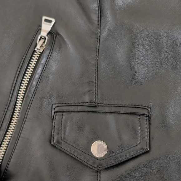 Express Quilted Moto Faux Leather Jacket - Picture 6 of 16